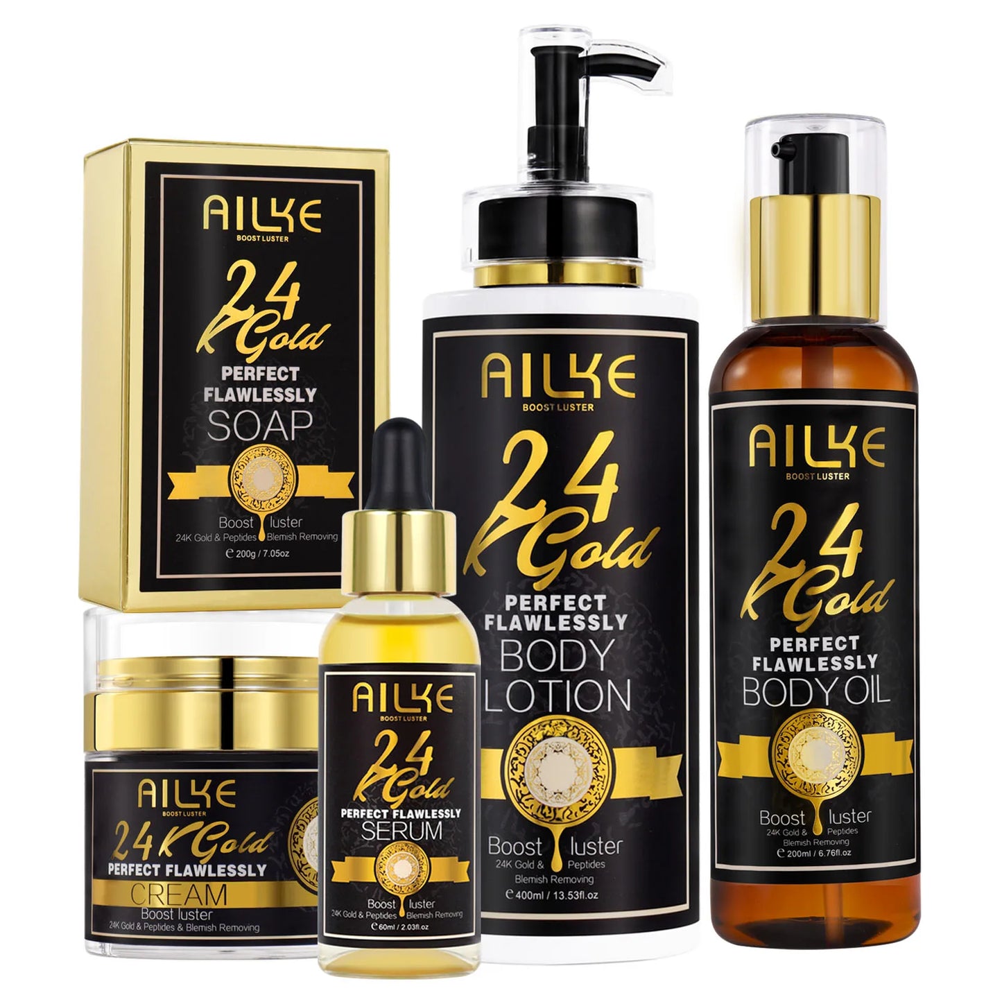 24K Glod Flawlessly Skin Care Set
