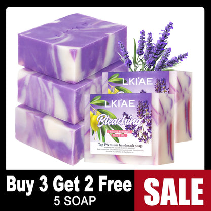 Natural Fresh Lavender Oil Soap Bar