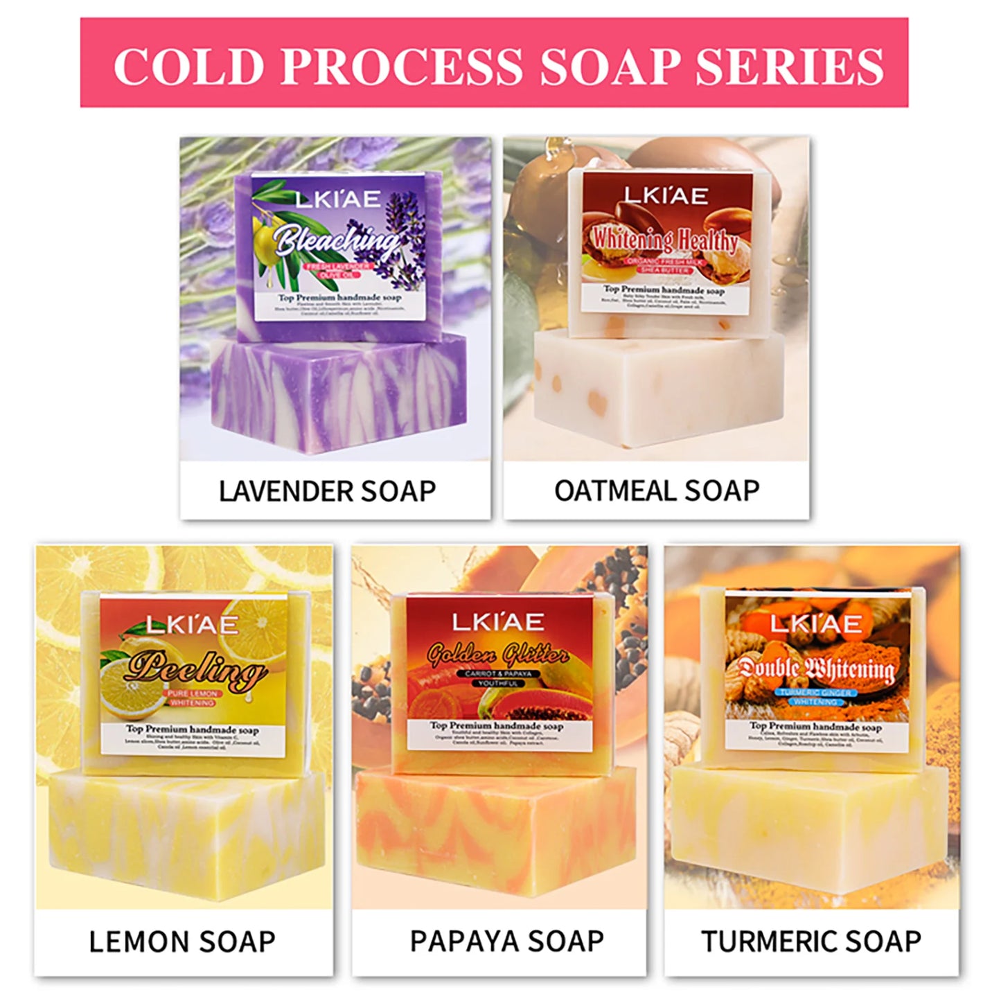 Natural Fresh Lavender Oil Soap Bar